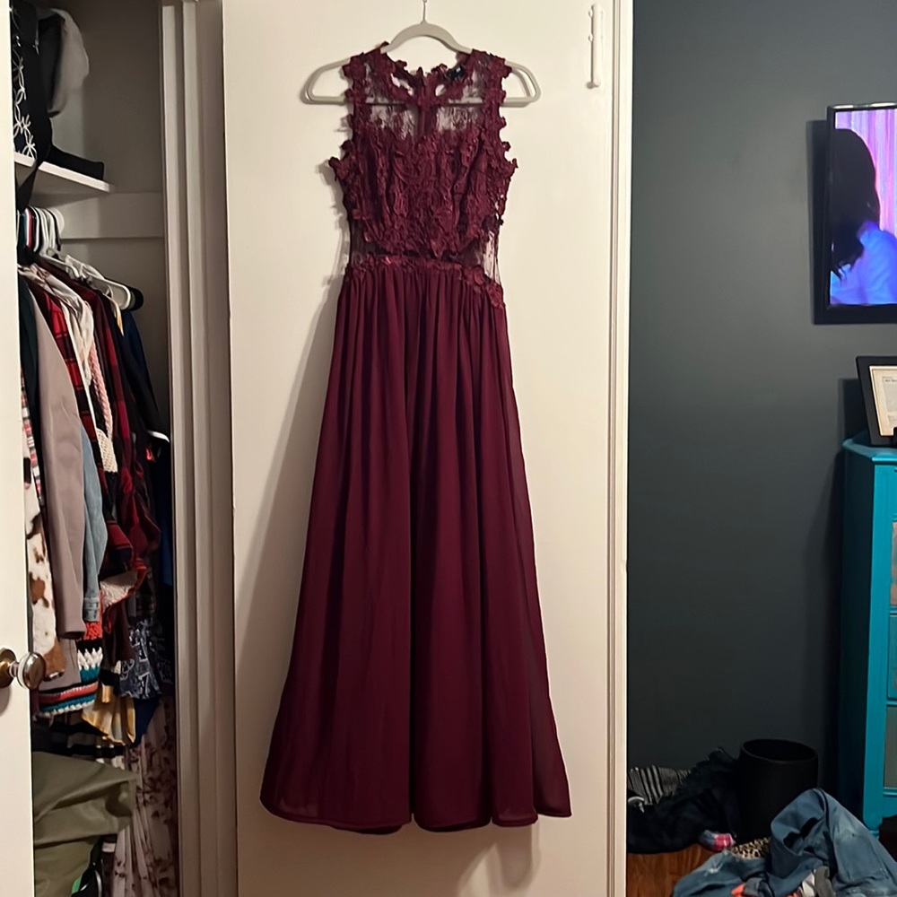Floor length formal dress